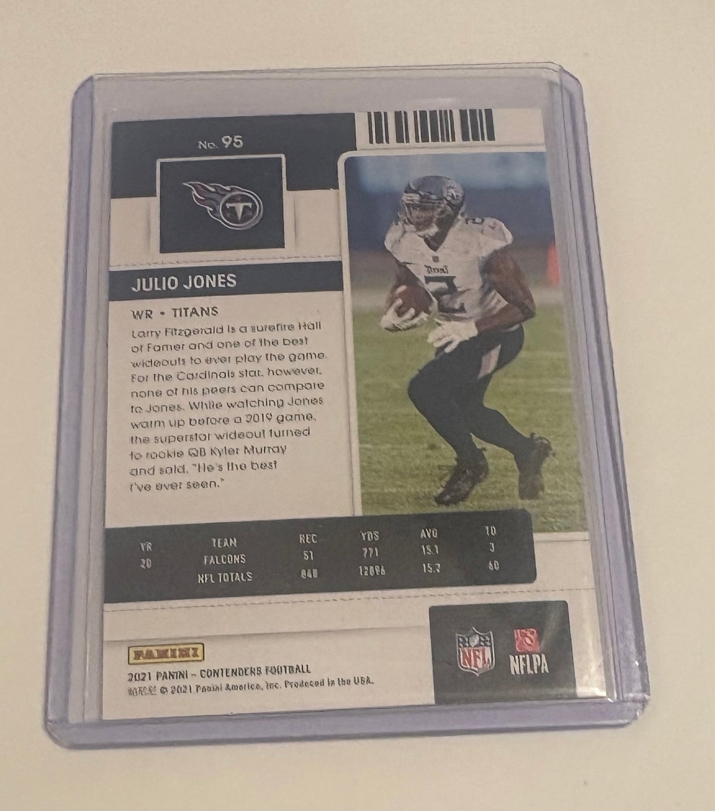 Julio Jones Tennessee Titans 2021 Panini Contenders