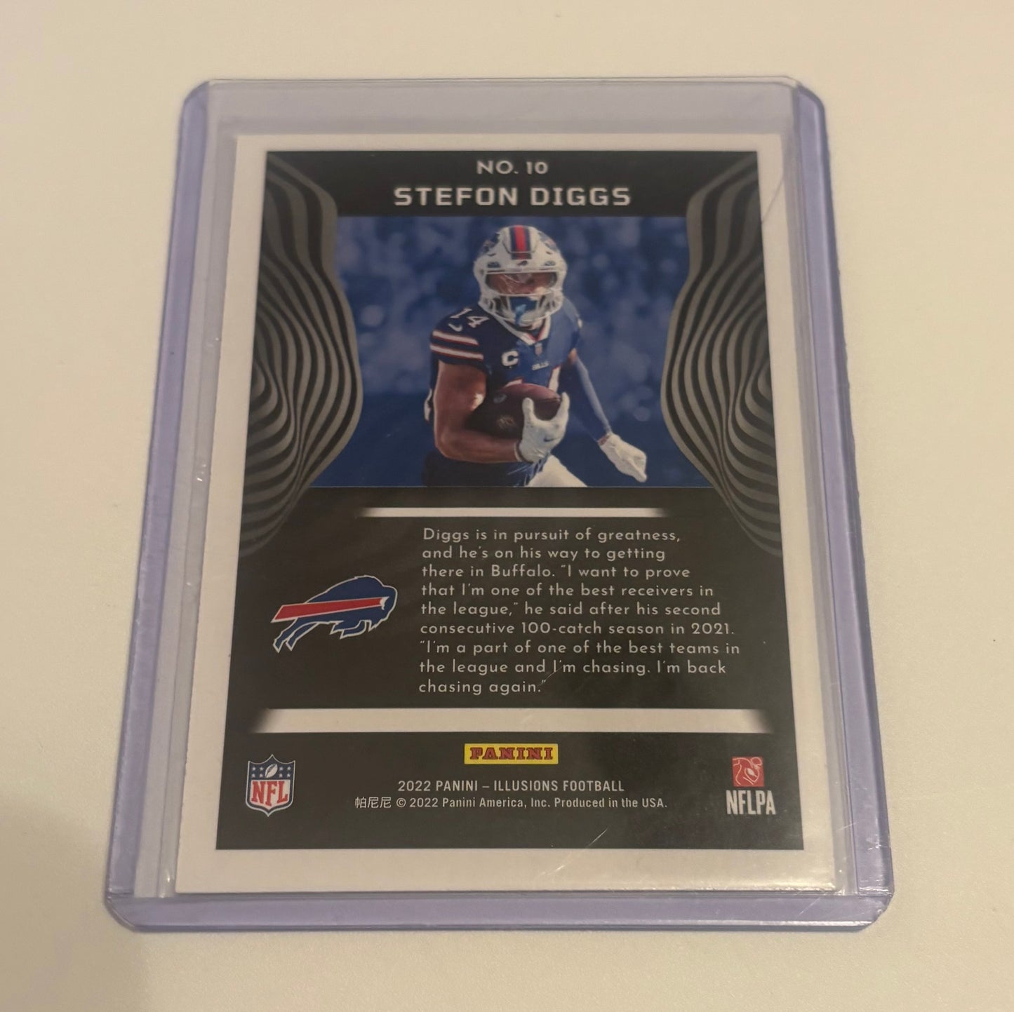 Stephon Diggs Buffalo Bills 2022 Panini Illusions