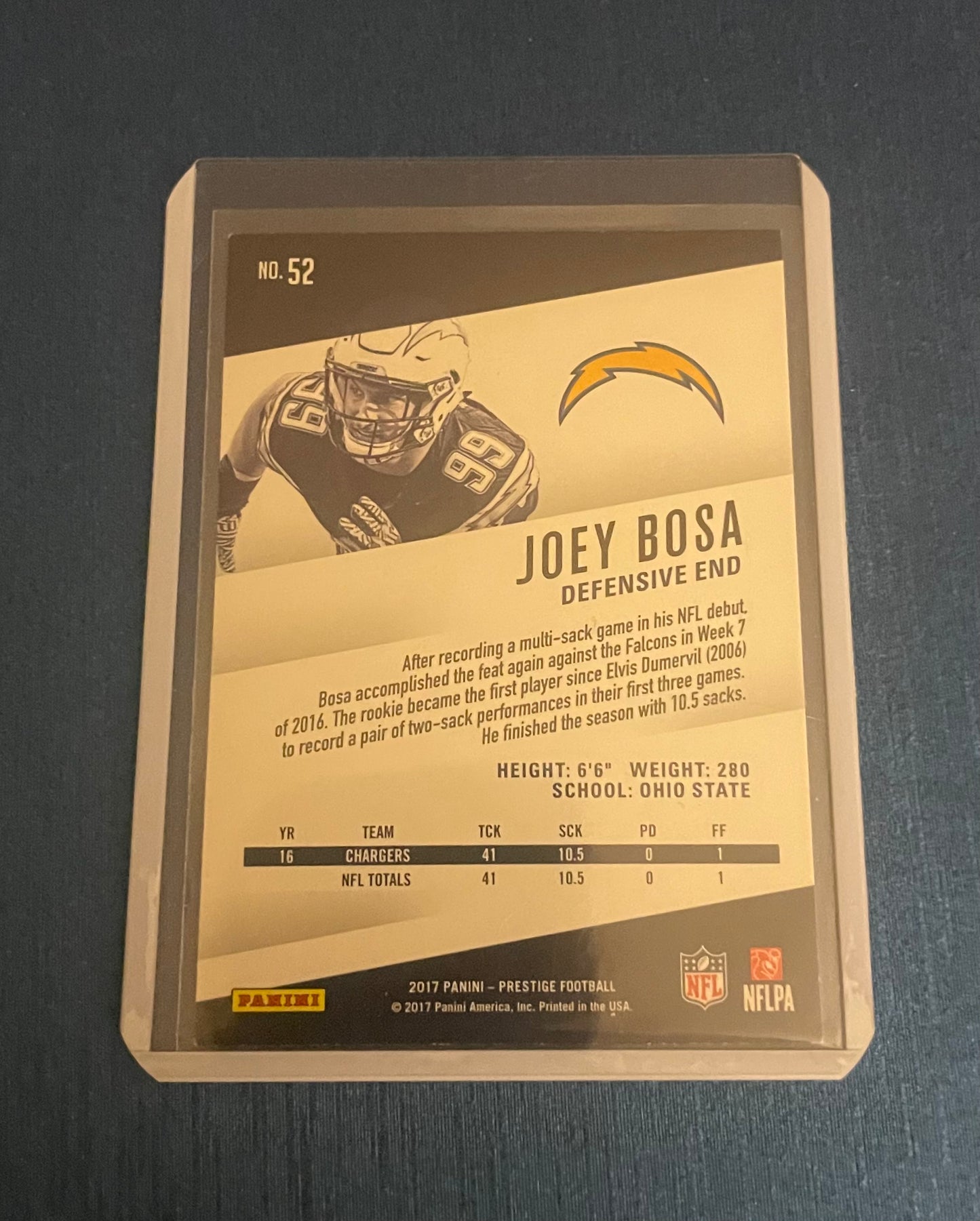 Joey Bosa Los Angeles Chargers 2017 Prestige