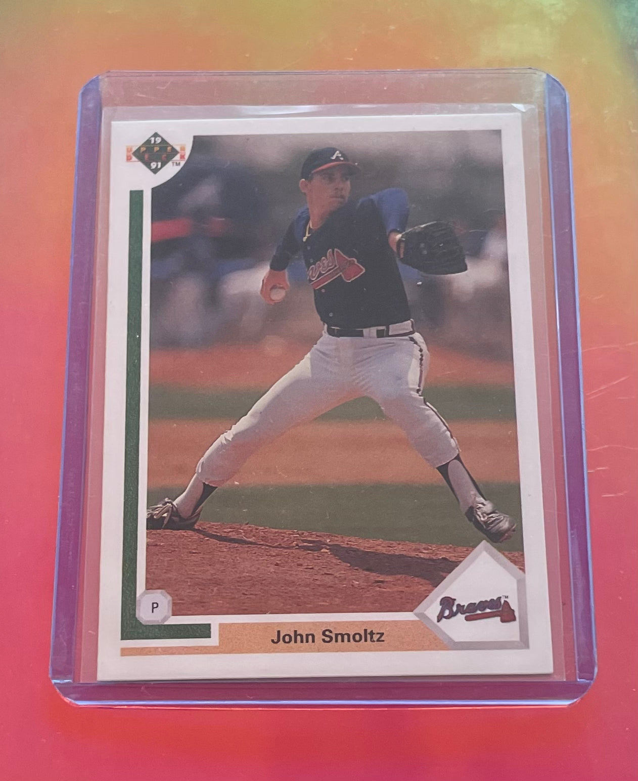 John Smoltz Atlanta Braves 1991 Upper Deck