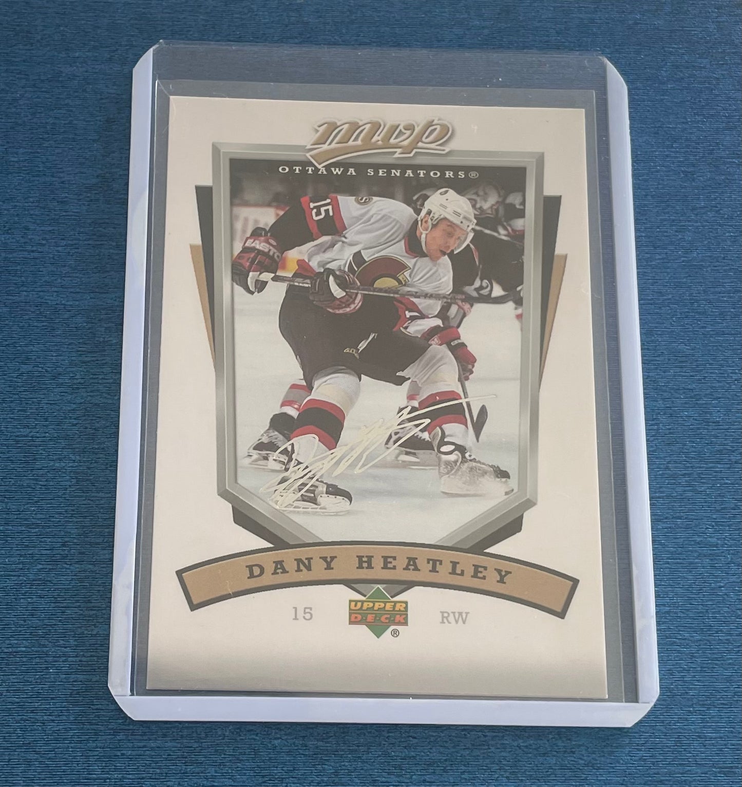 Dany Heatley Ottawa Senators MVP Upper Deck 2006-07