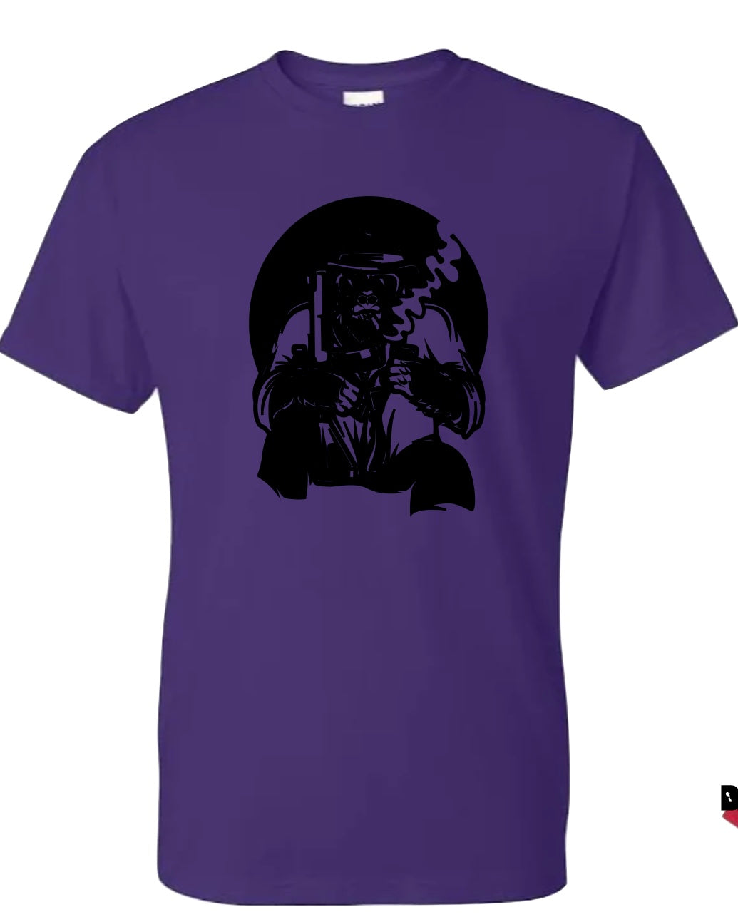“Smokin gun” gorilla tee