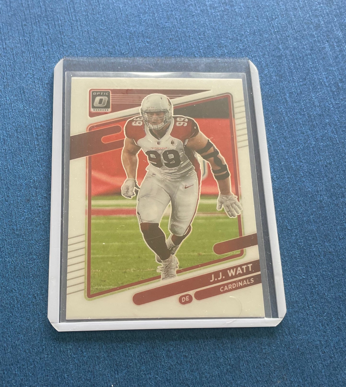 J.J Watt Arizona Cardinals 2021 Donruss Optic (stand included)