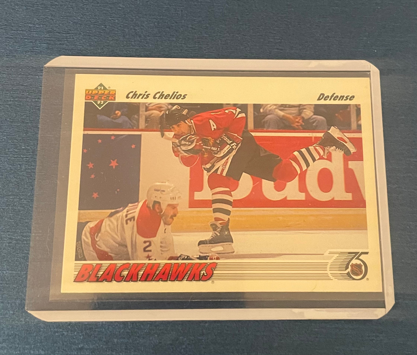 Chris Chelios Chicago Blackhawks ‘91-92 Upper Deck