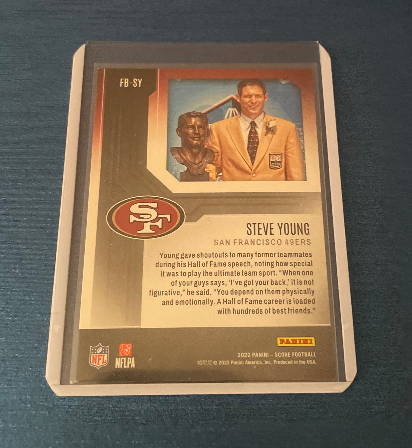 Steve Young San Francisco 49ers 2022 Score