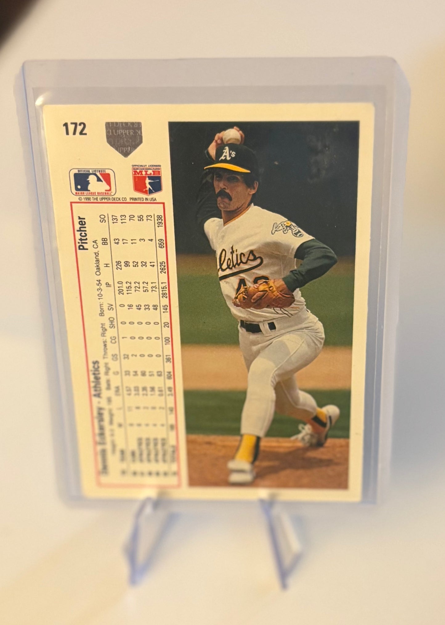 Dennis Eckersley Oakland Athletics Upper Deck 1991