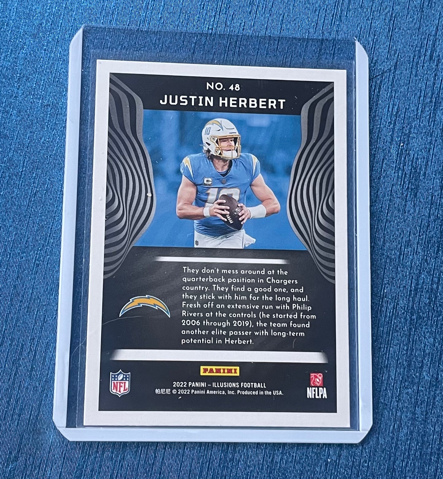 Justin Herbert Los Angeles Chargers 2022 Illusions Football
