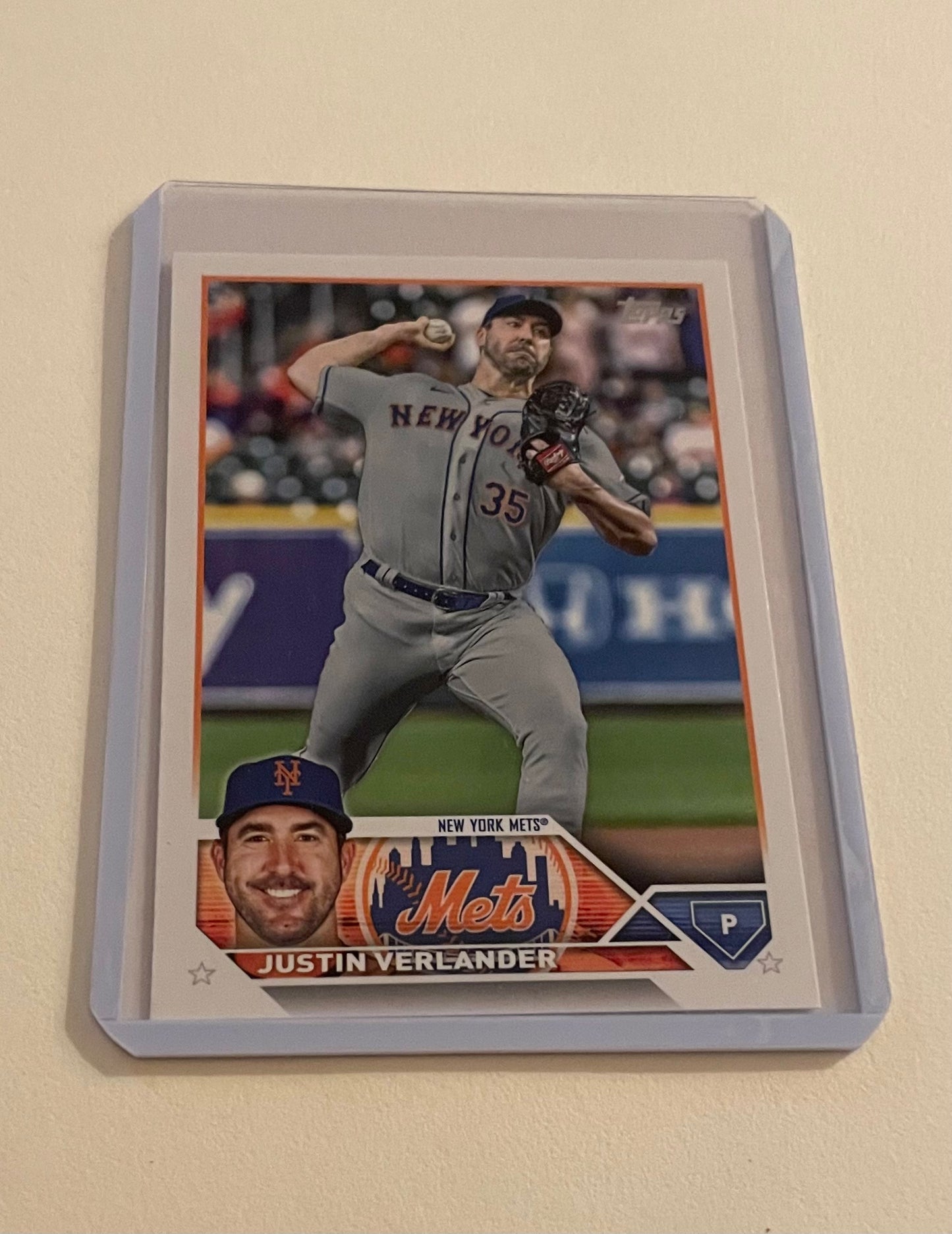 Justin Verlander Nee York Mets Topps 2023