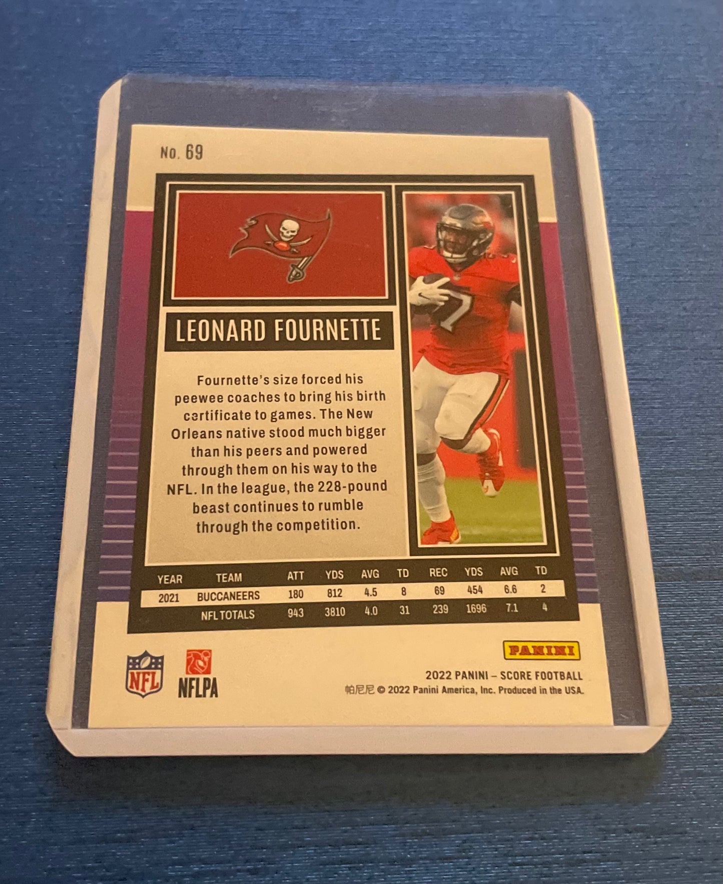 Leonard Fournette Tampa Bay Buccaneers Score 2022
