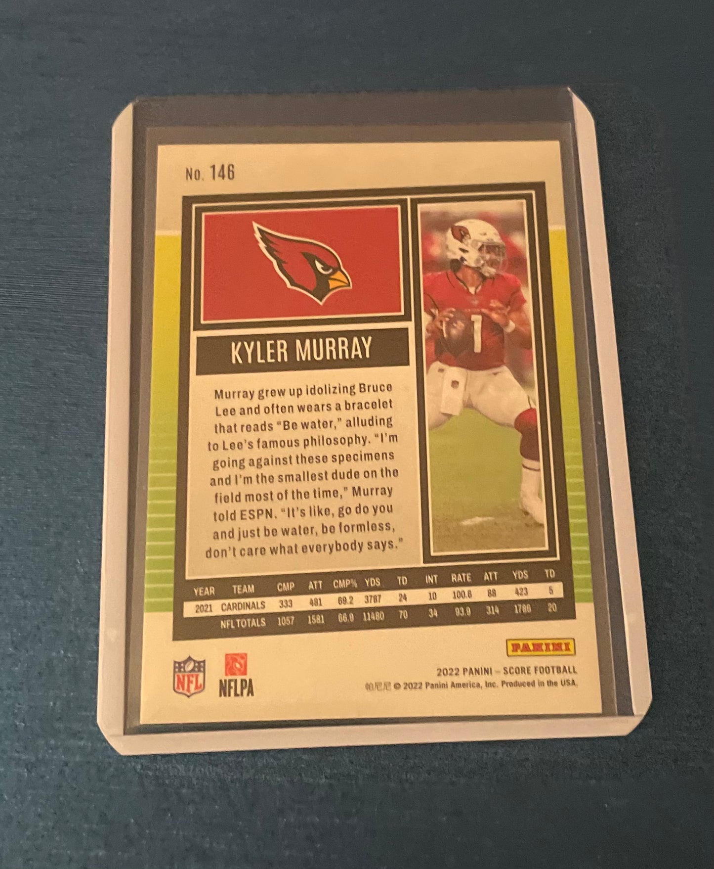 Kyler Murray Arizona Cardinals 2022 Score
