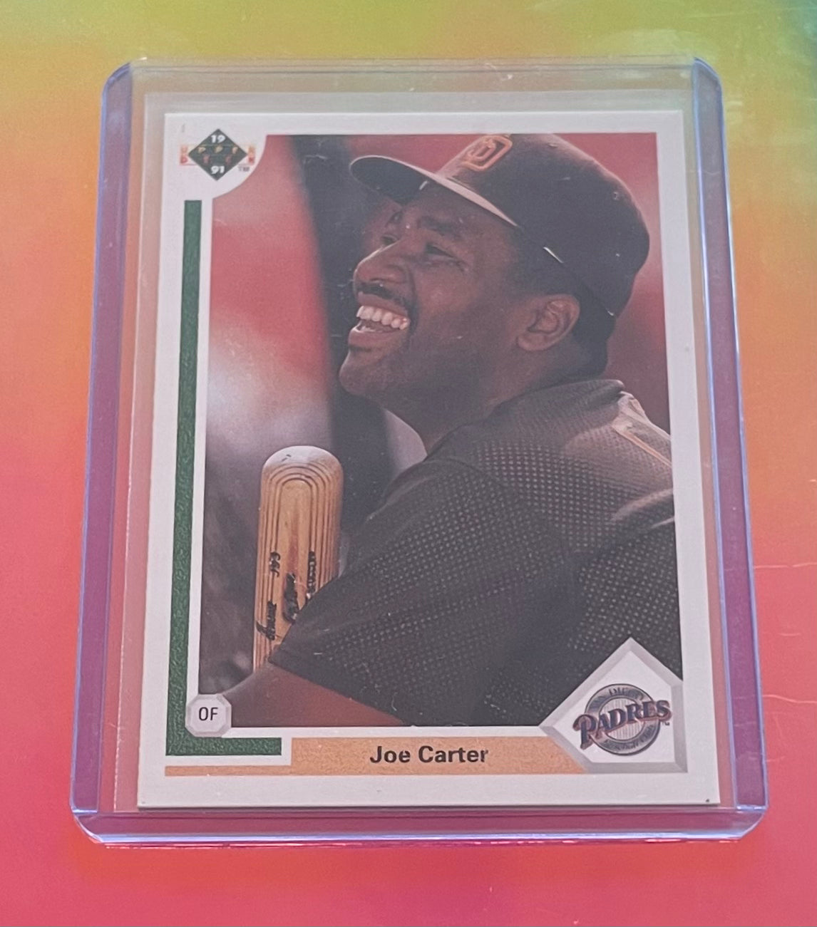 Joe Carter San Diego Padres 1991 Upper Deck