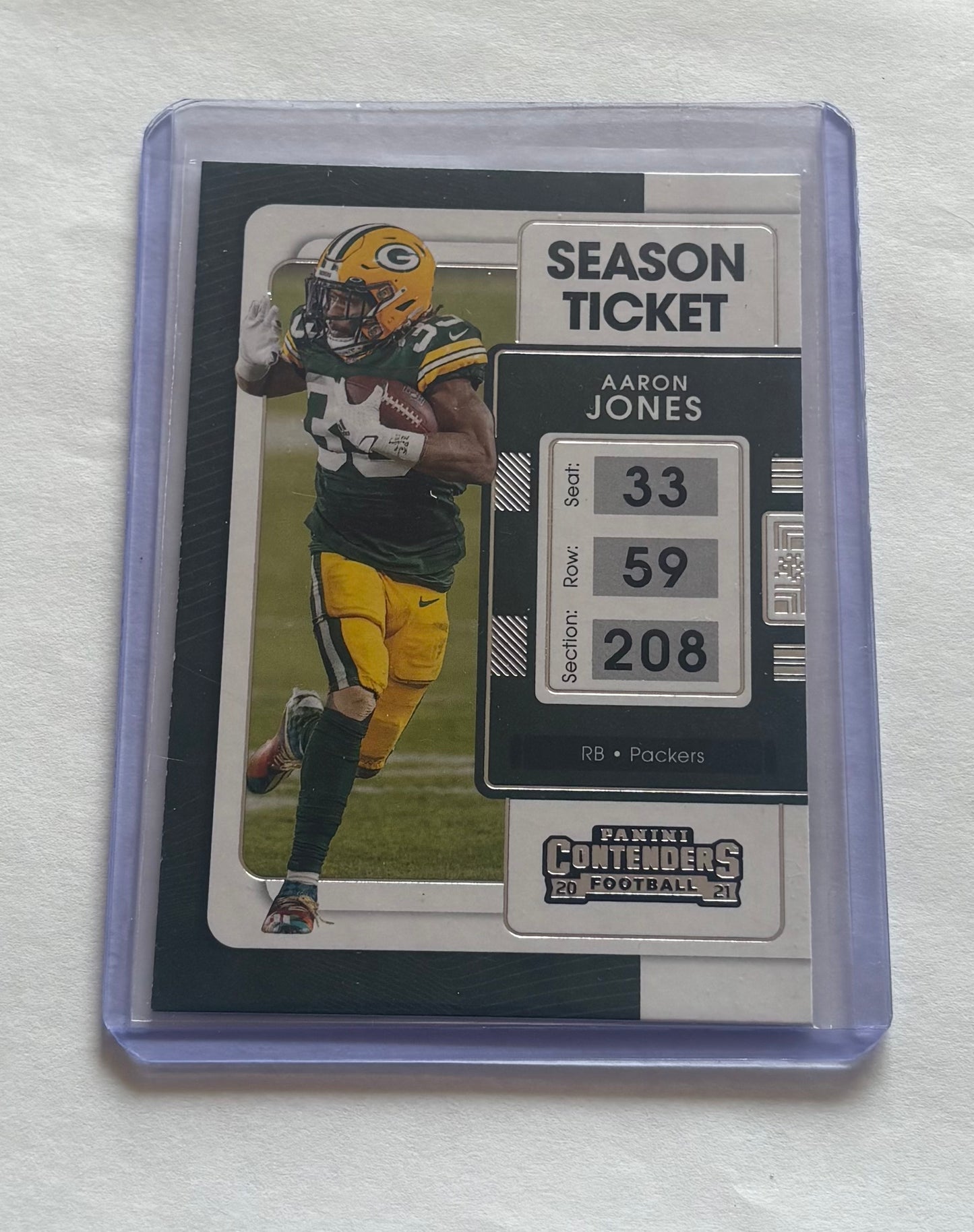 Aaron Jones Green Bay Packers 2021 Panini