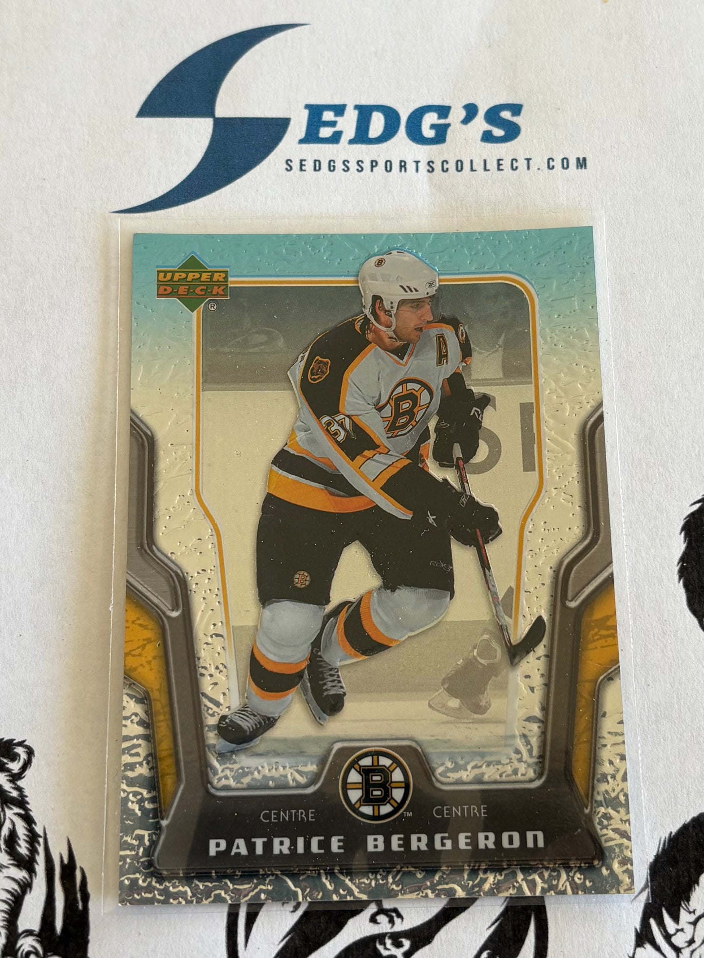 Patrice Bergeron Boston Bruins Upper Deck 2007