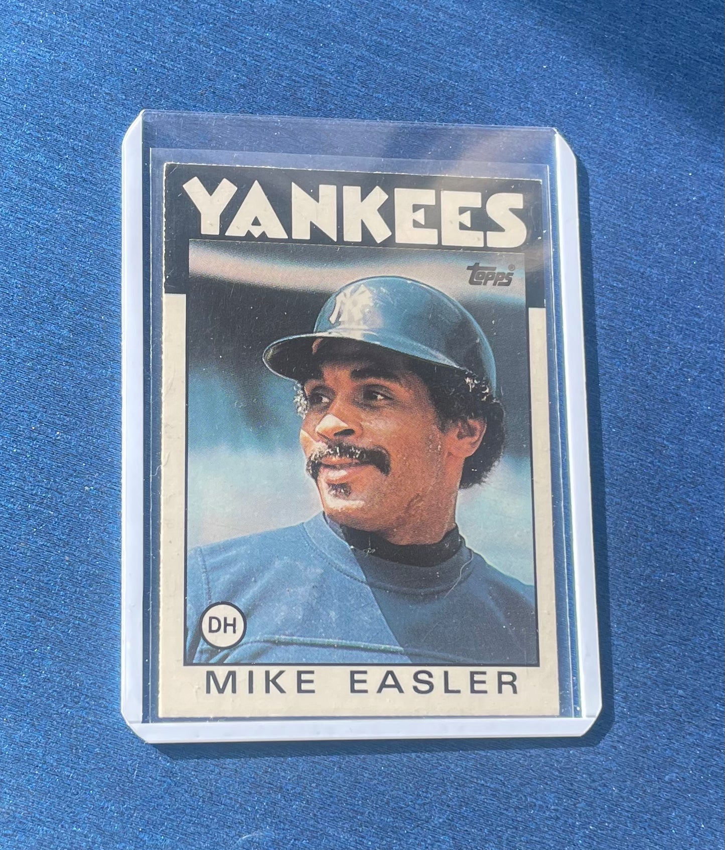 Mike Easler New York Yankees Topps 1986