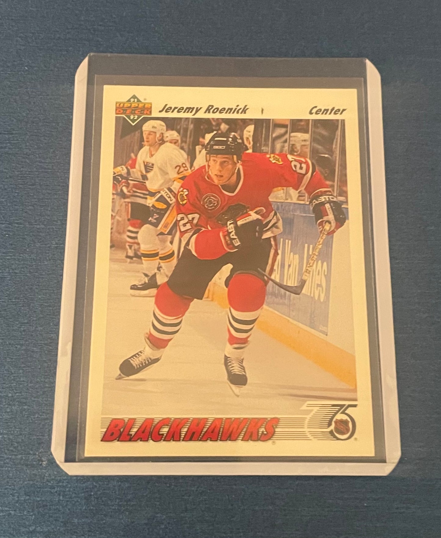 Jeremy Roenick Chicago Blackhawks ‘91-92 Upper Deck