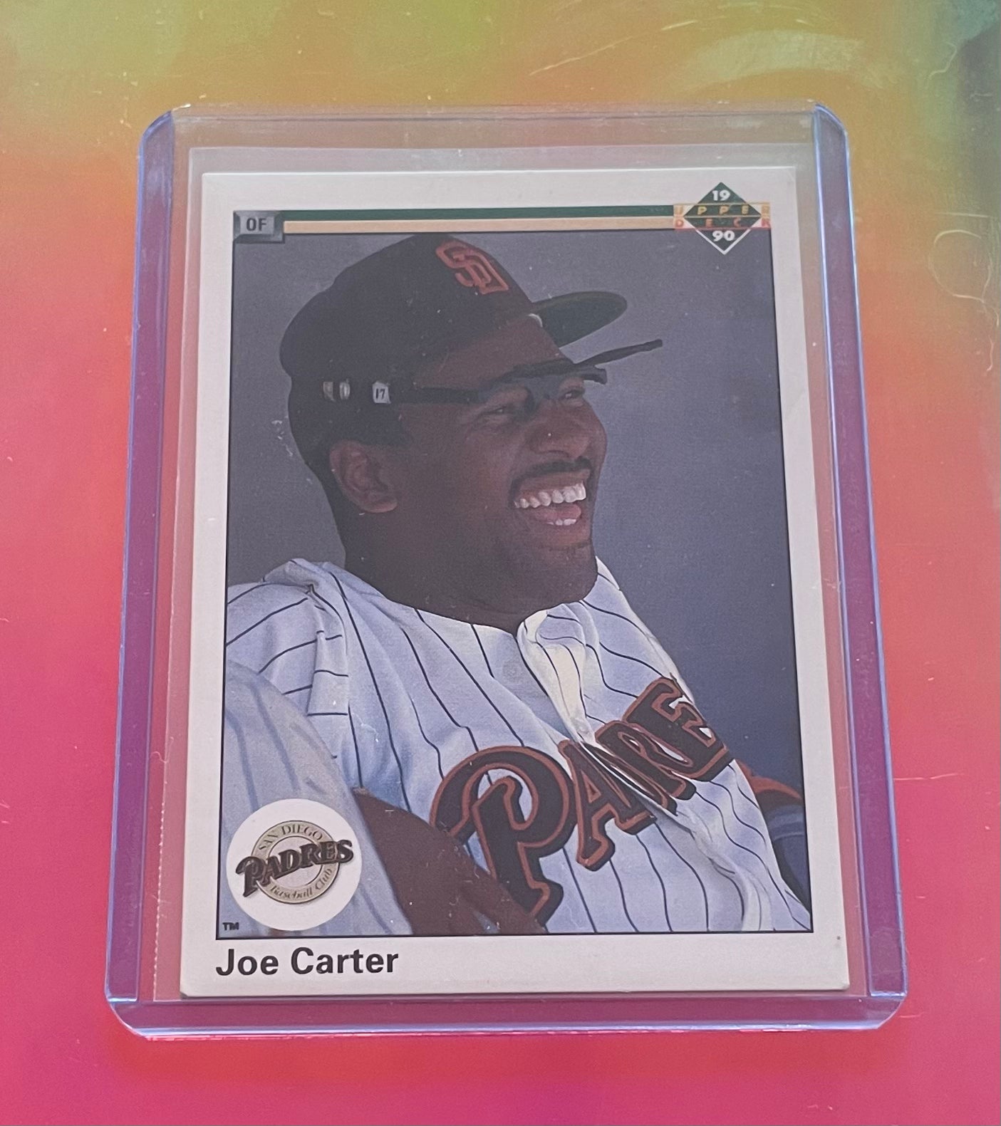 Joe Carter San Diego Padres 1990 Upper Deck