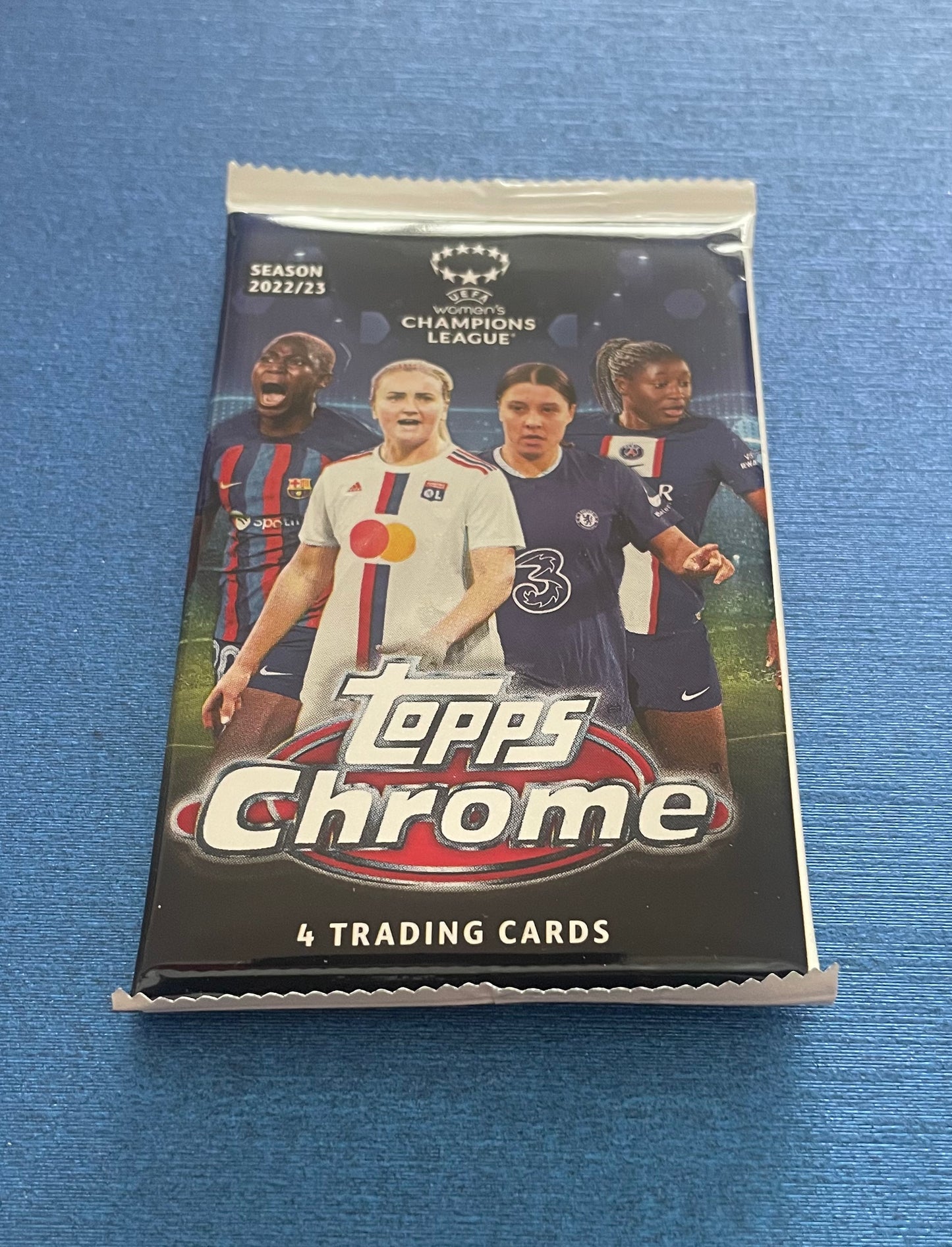Women’s Champion League Topps Chrome ‘22/23 Season pack