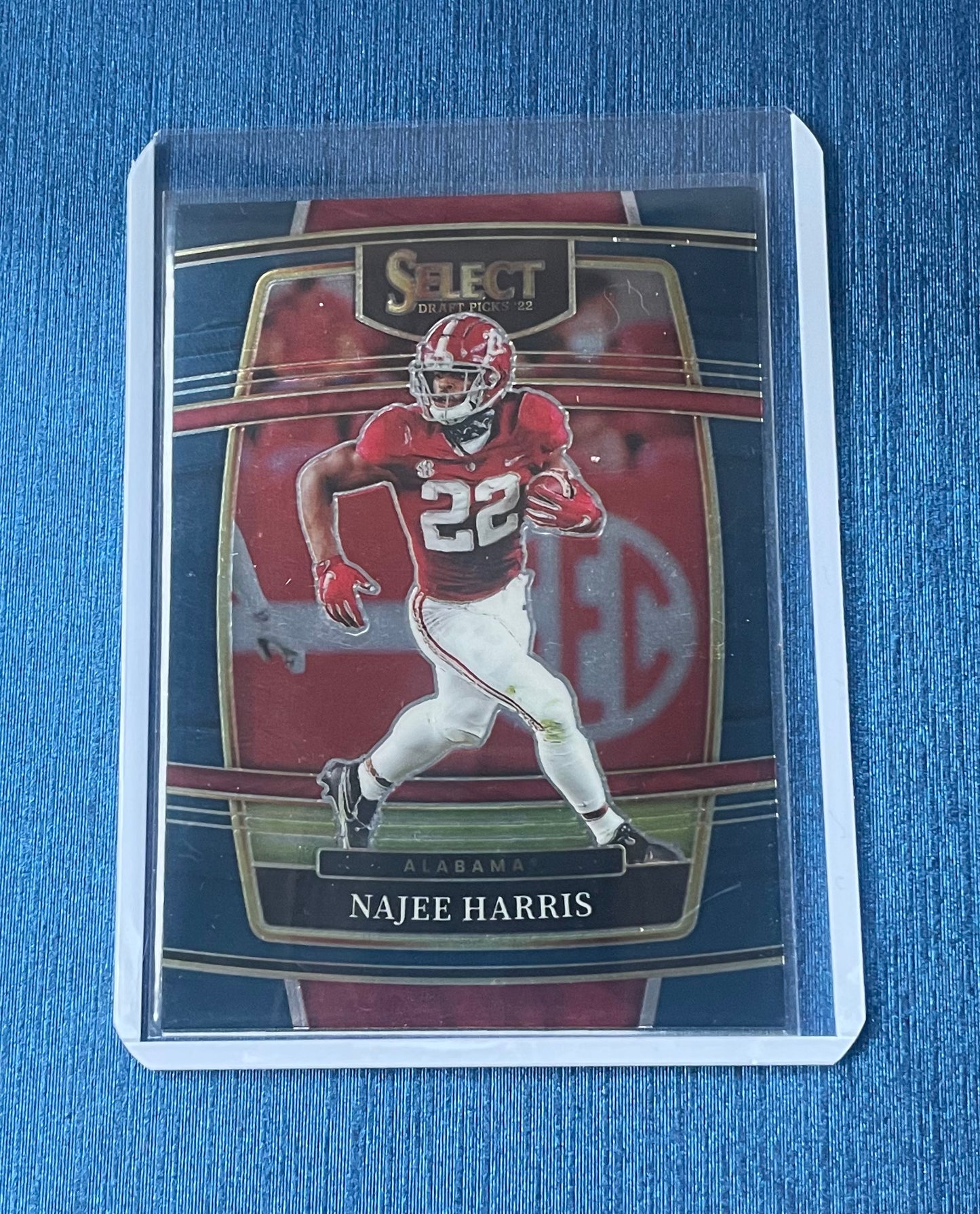 Najee Harris Alabama Crimdon Tide 2022 Panini Select