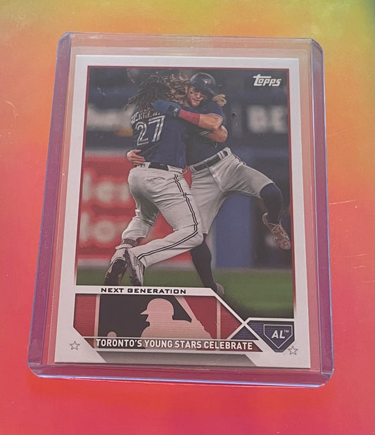 Toronto’s young stars (Vladimir Guerrero Bo Bichette) 2020 Topps