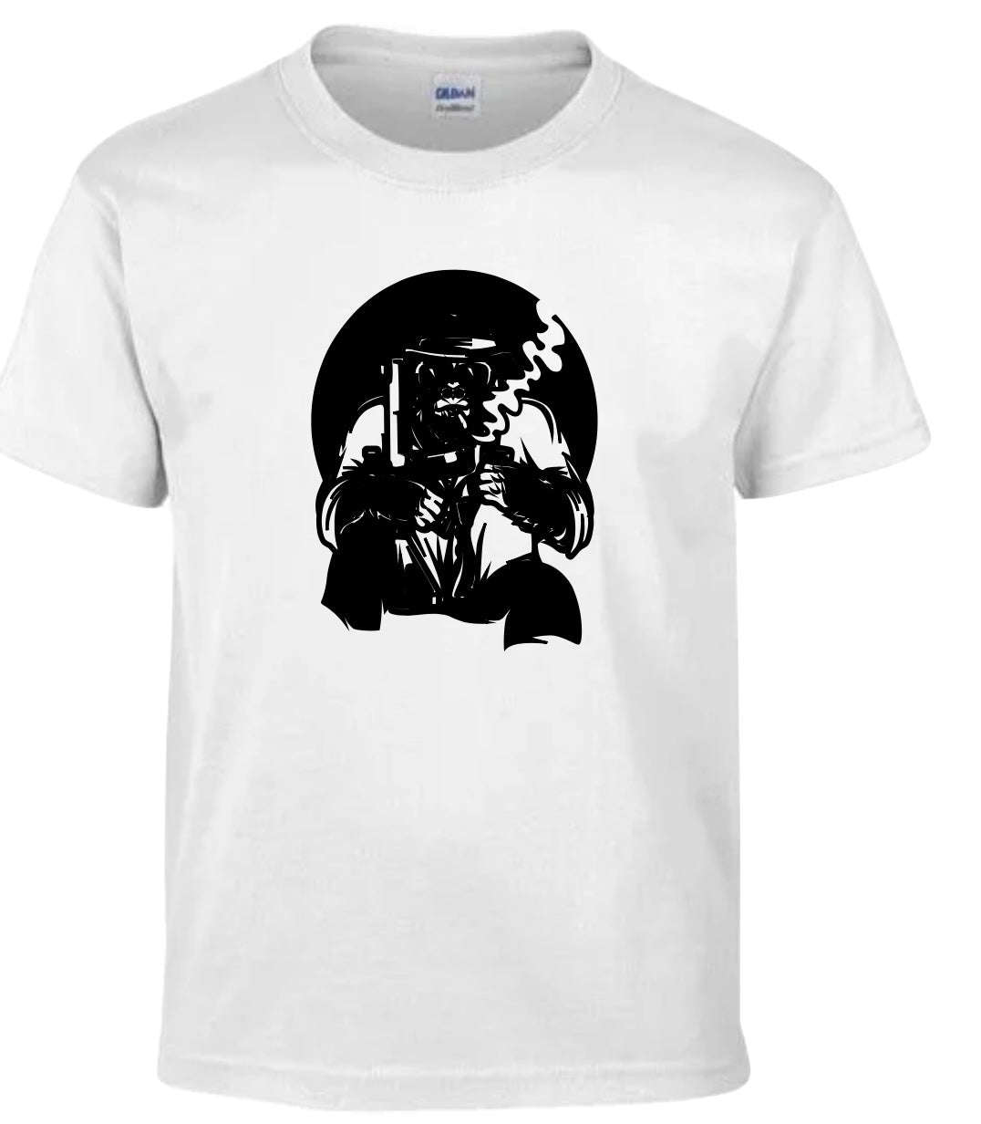 “Smokin gun” gorilla tee
