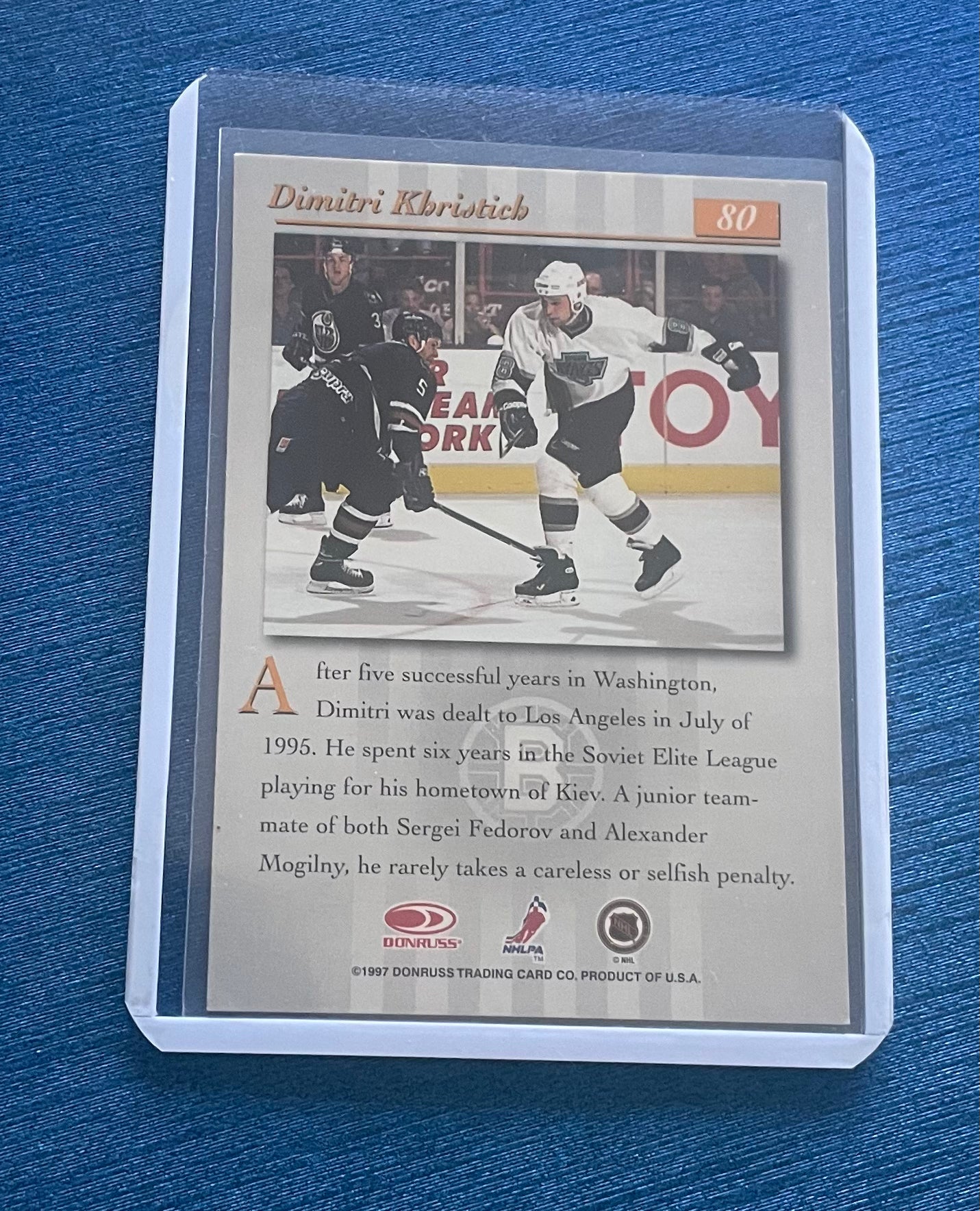 Dimitri Kristich Boston Bruins 1997 Donruss