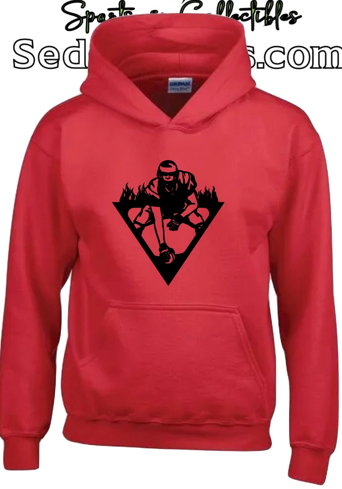 “Center” of attention football hoodie