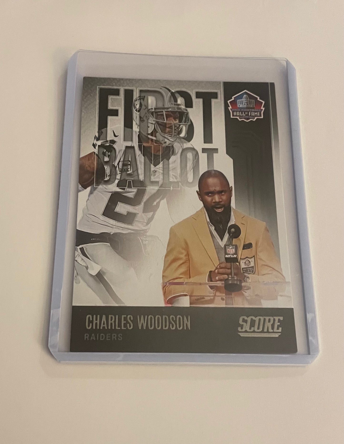 Charles Woodson Oakland Raiders 1st ballot