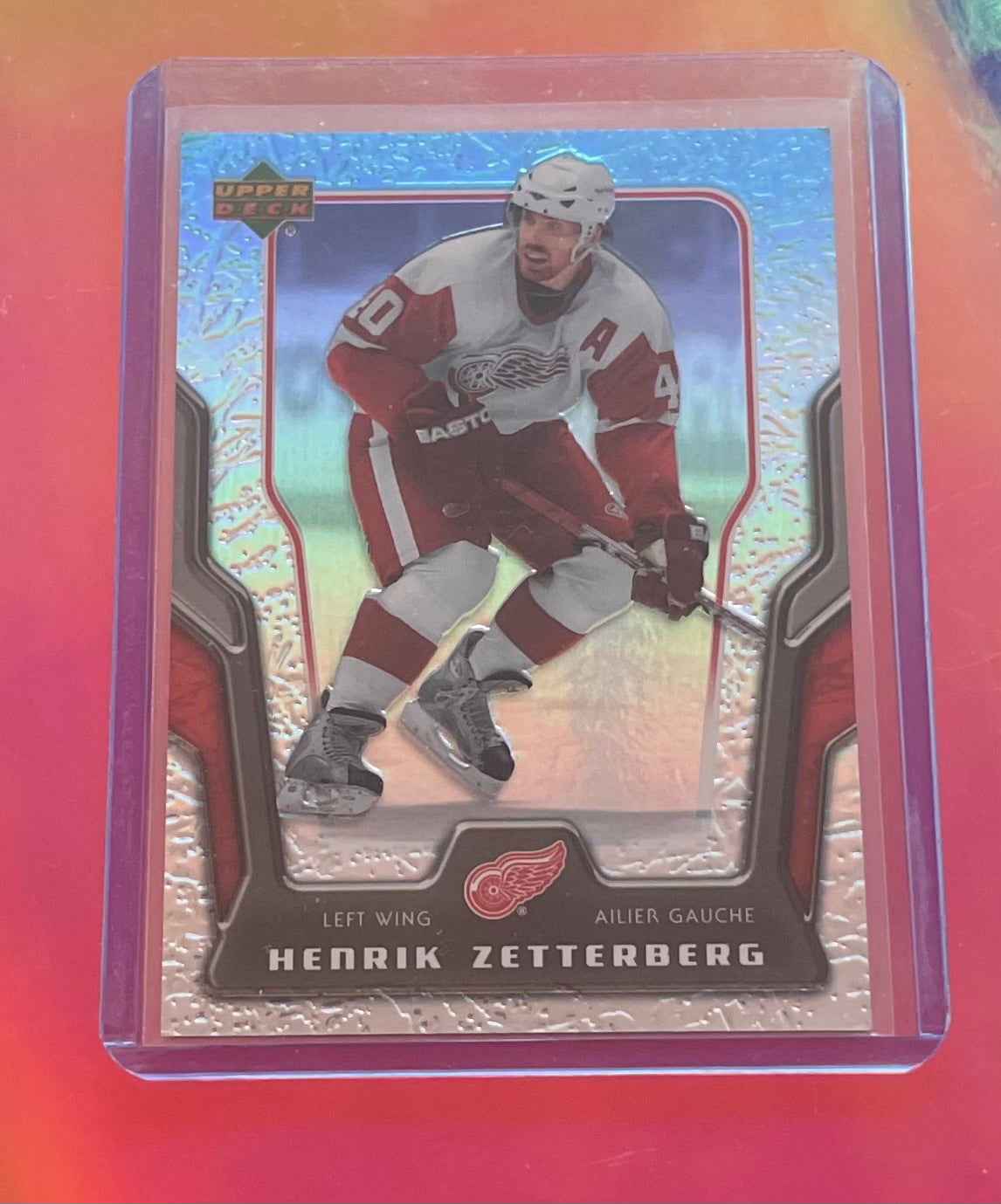 Henrik Zetterberg Detroit Red Wings 2007 Upper Deck