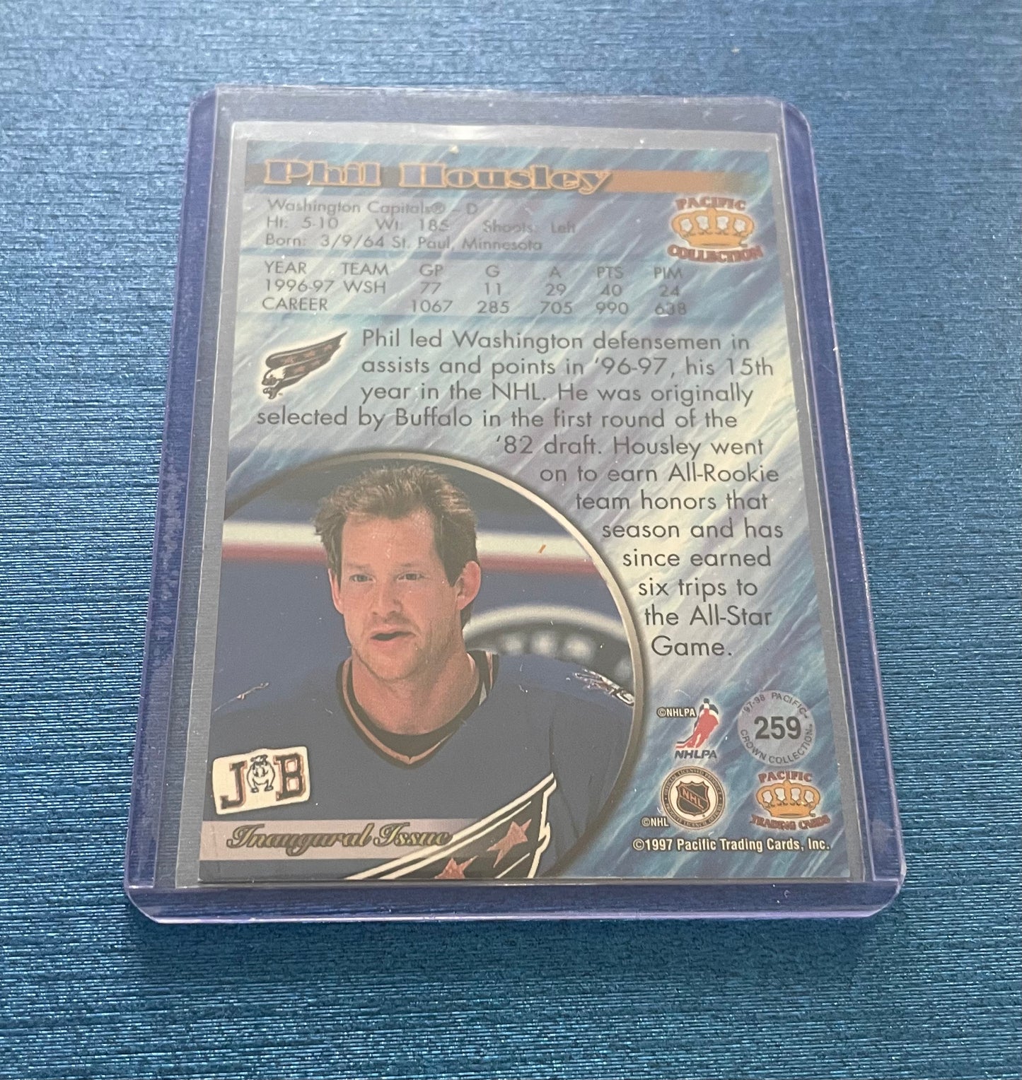 Phil Housley Washington Capitals Pacific Collection