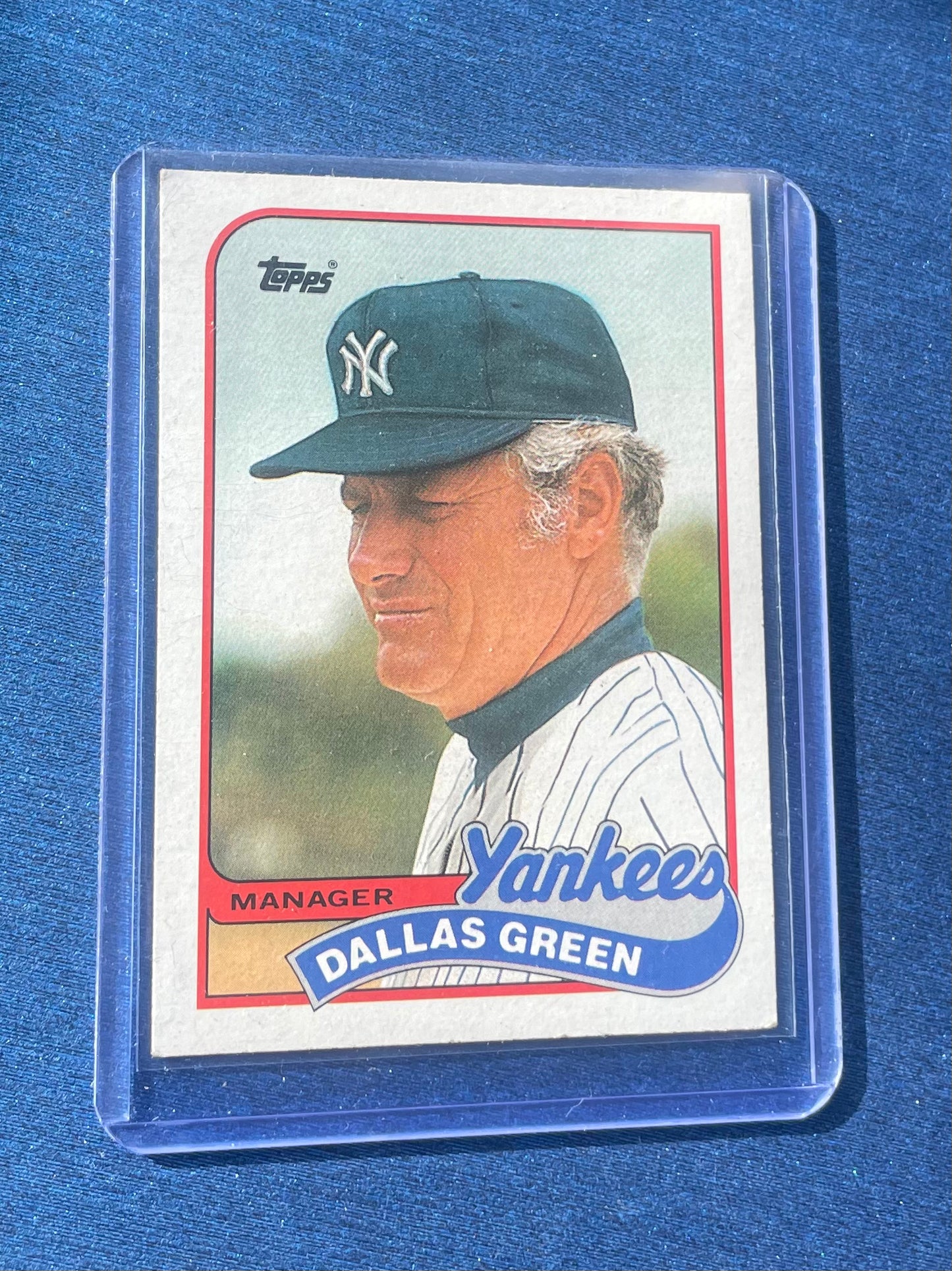 Dallas Green New York Yankees 1989 Topps