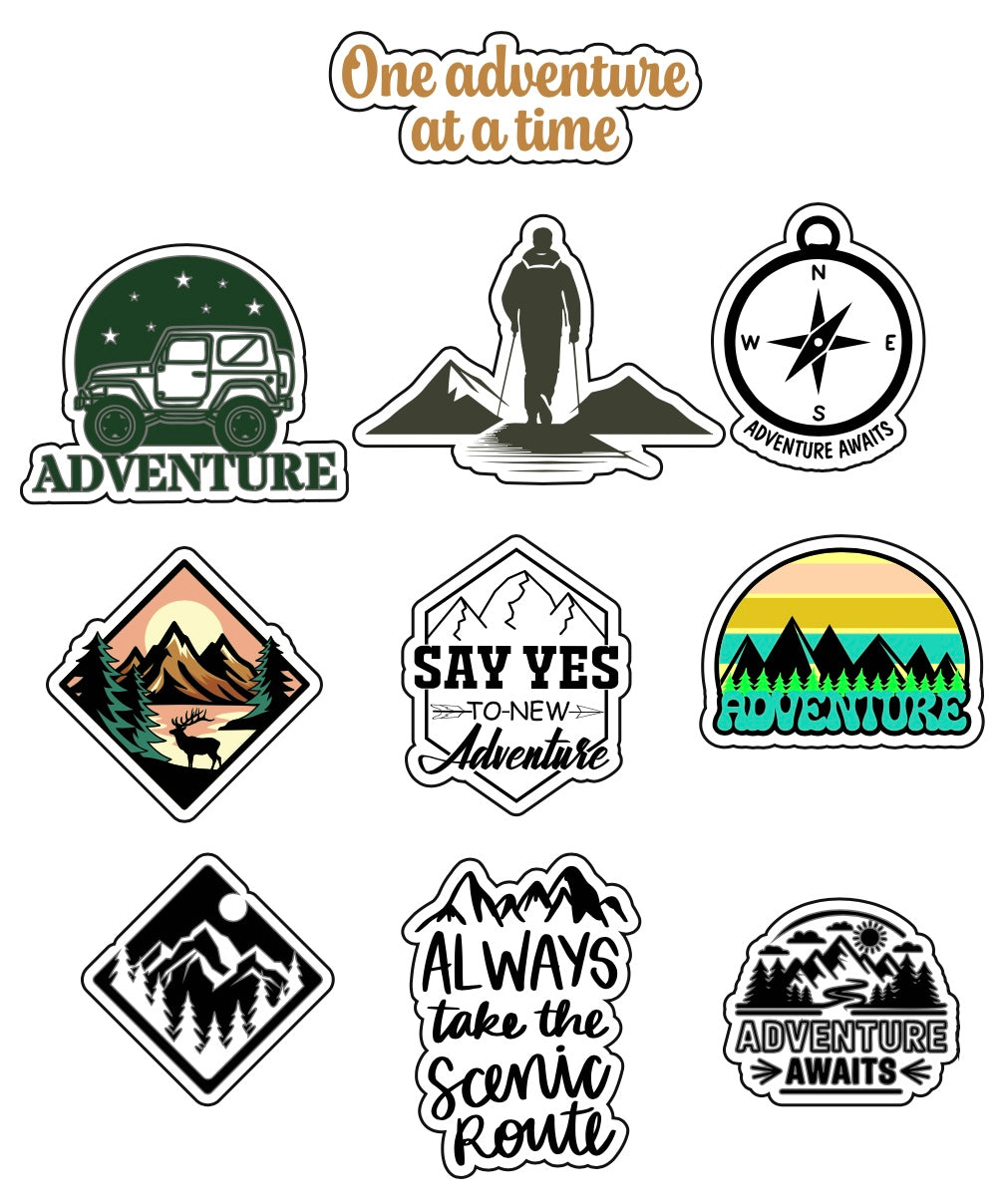Adventure stickers