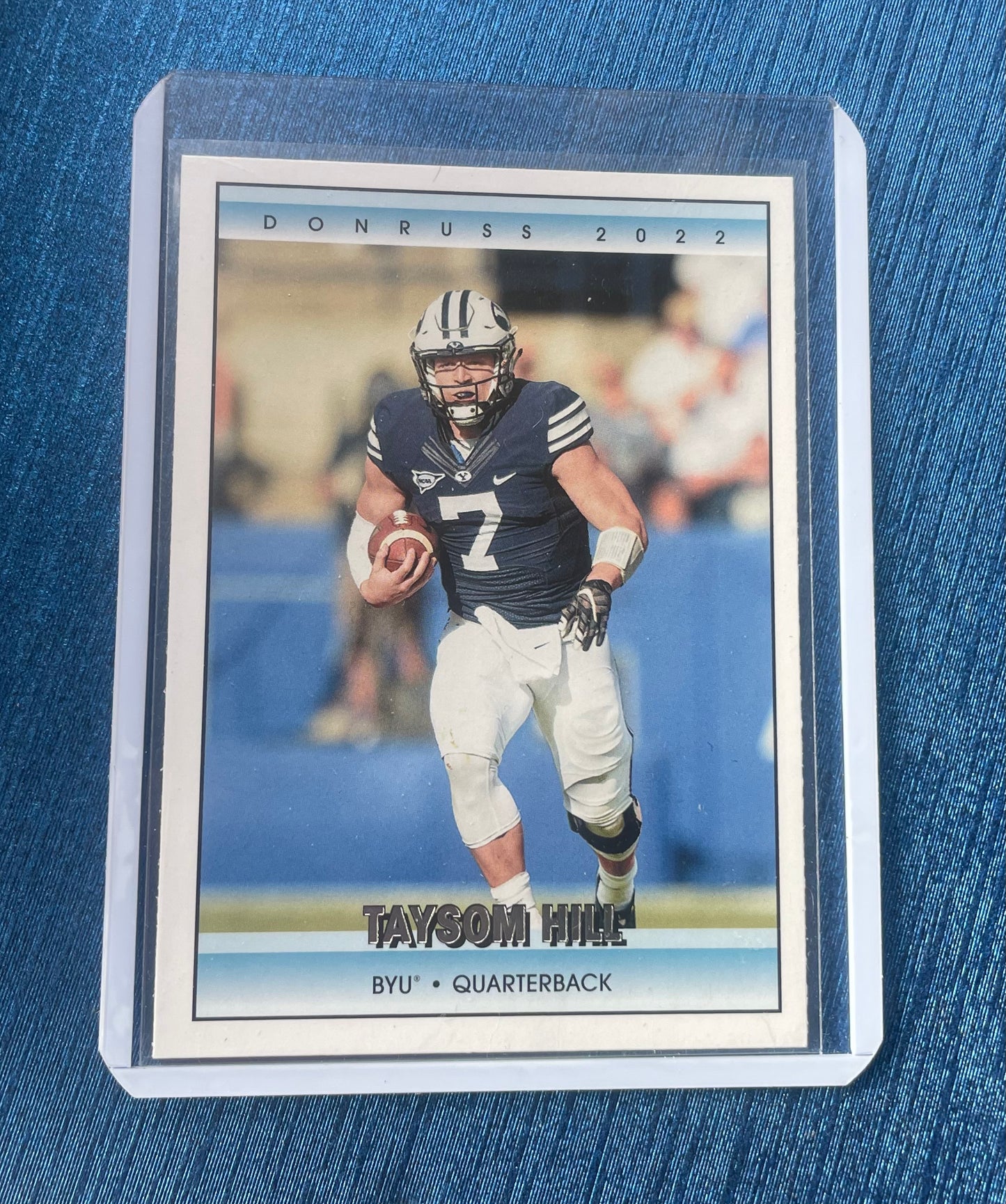 Taysom Hill BYU 2022 Donruss draft picks