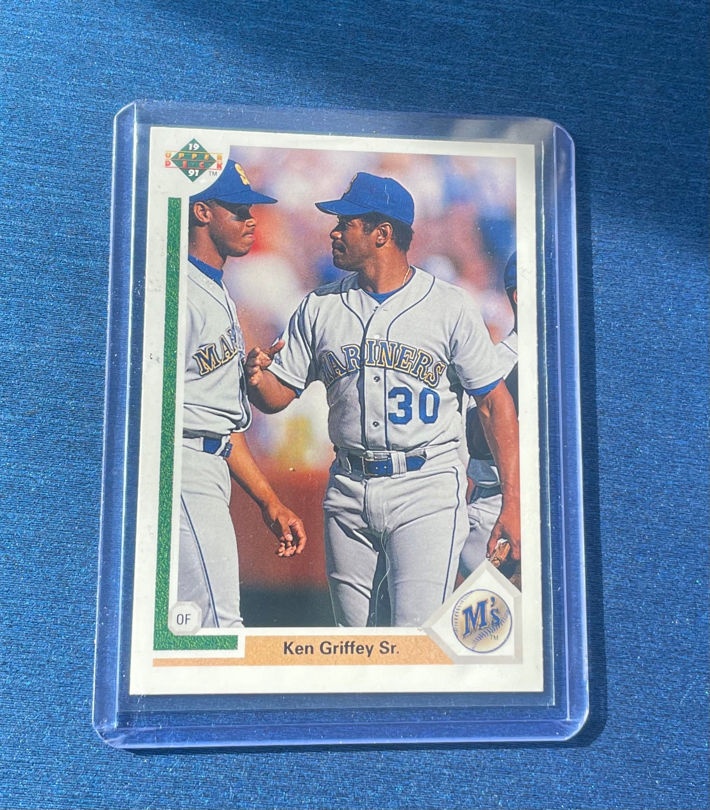 Ken Griffey Sr. Seattle Mariners Upper Deck 1991-92 (also pictured Ken Griffey Jr.)