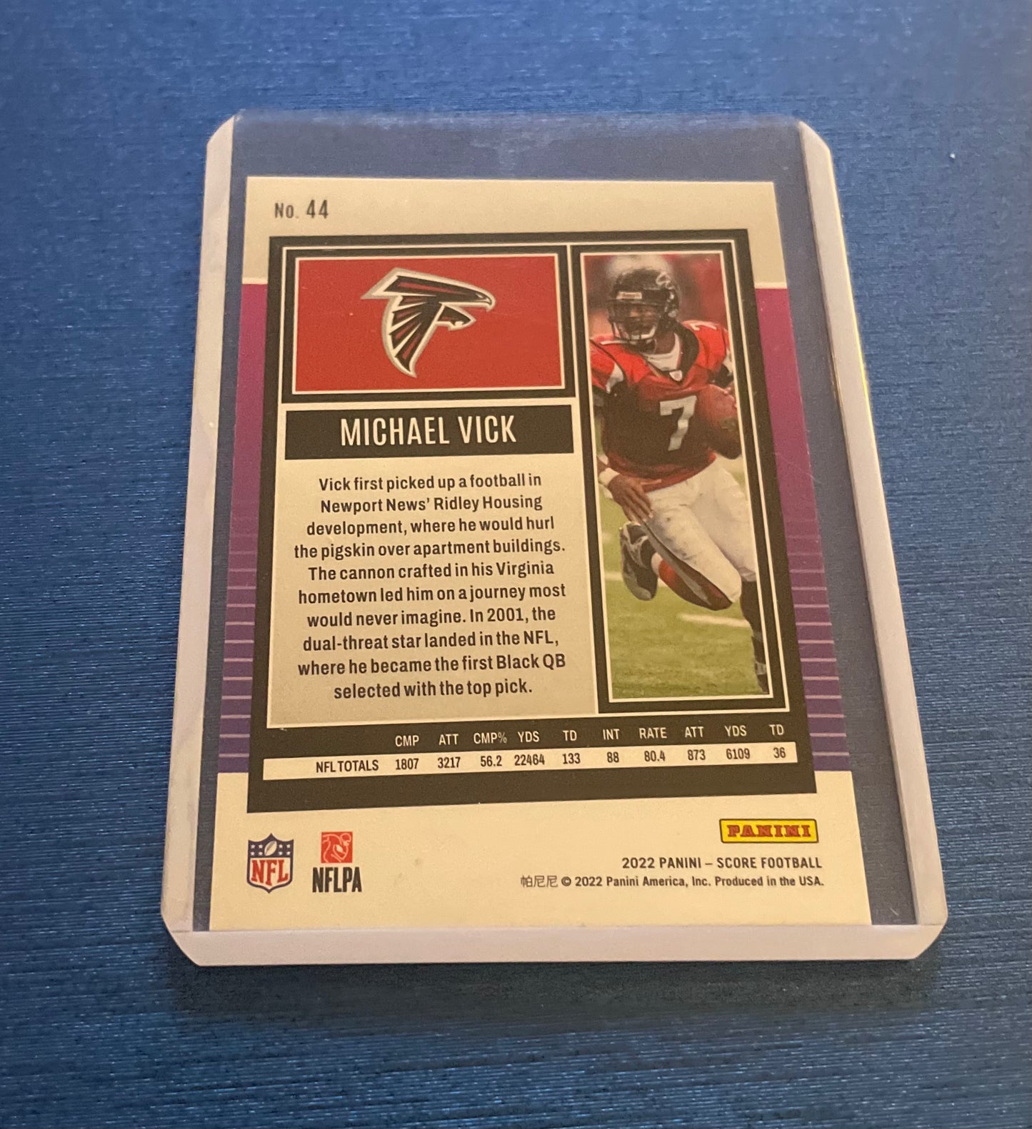 Michael Vick Atlanta Falcons 2022 Score