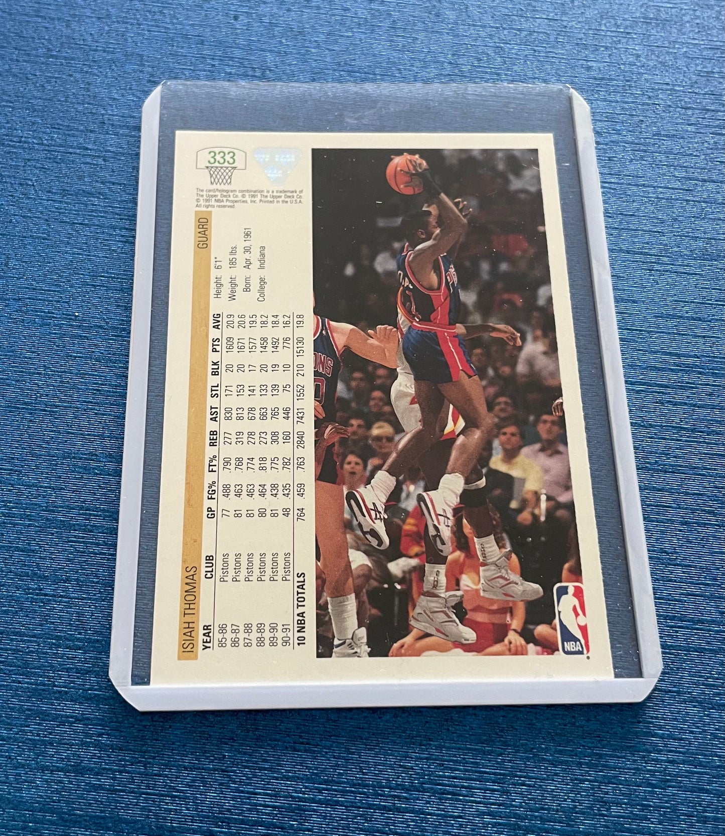 Isiah Thomas Detroit Pistons 1991-92 Upper Deck
