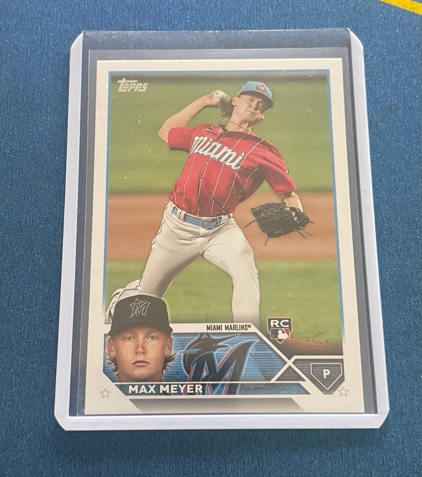 Max Meyer Miami Marlins Topps 2023