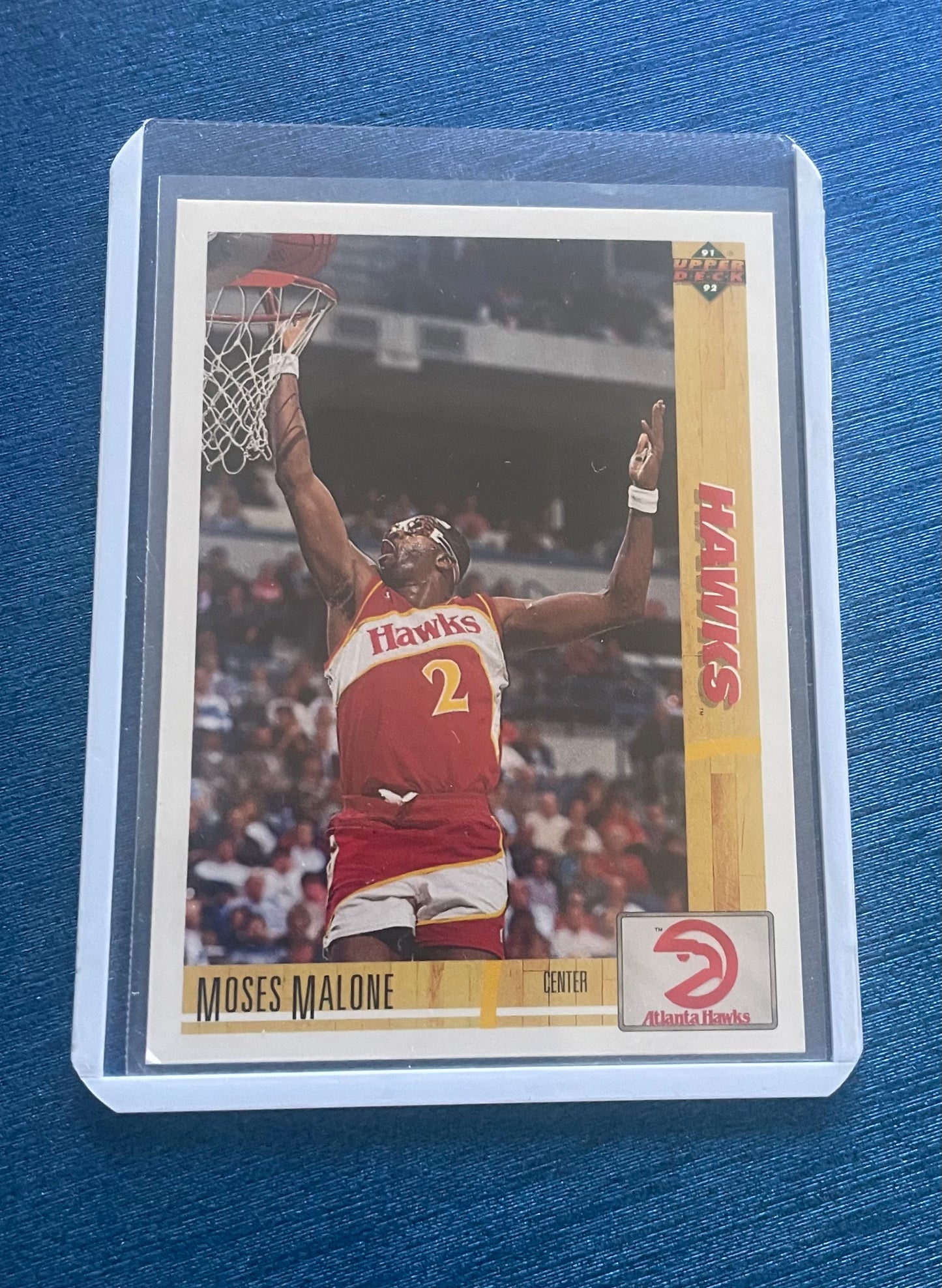 Moses Malone Atlanta Hawks Upper Deck 1991-92