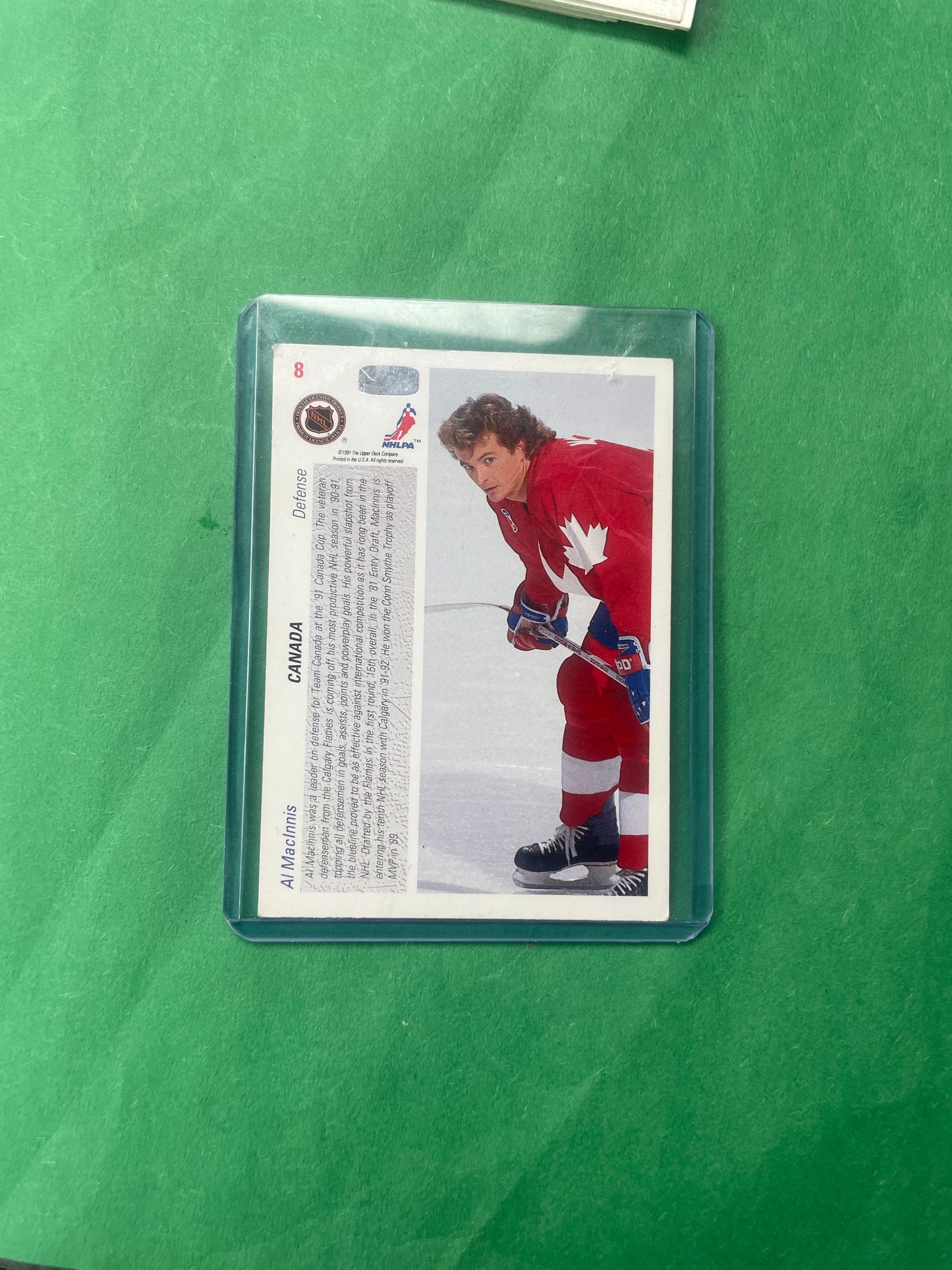 Al MacInnis Canada Cup 1991 Upper Deck