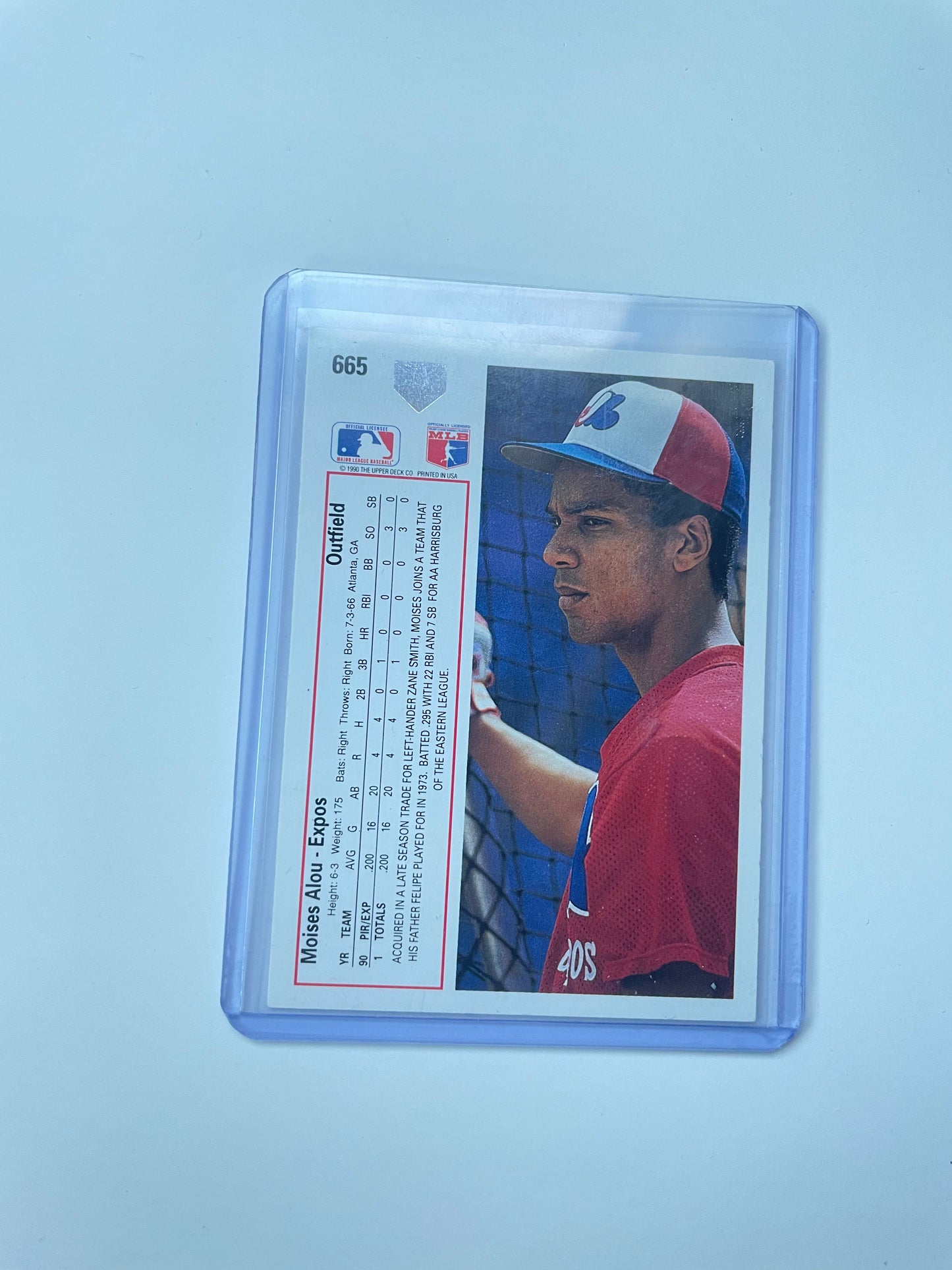 Moises Alou Montreal Expos 1991 Upper Deck