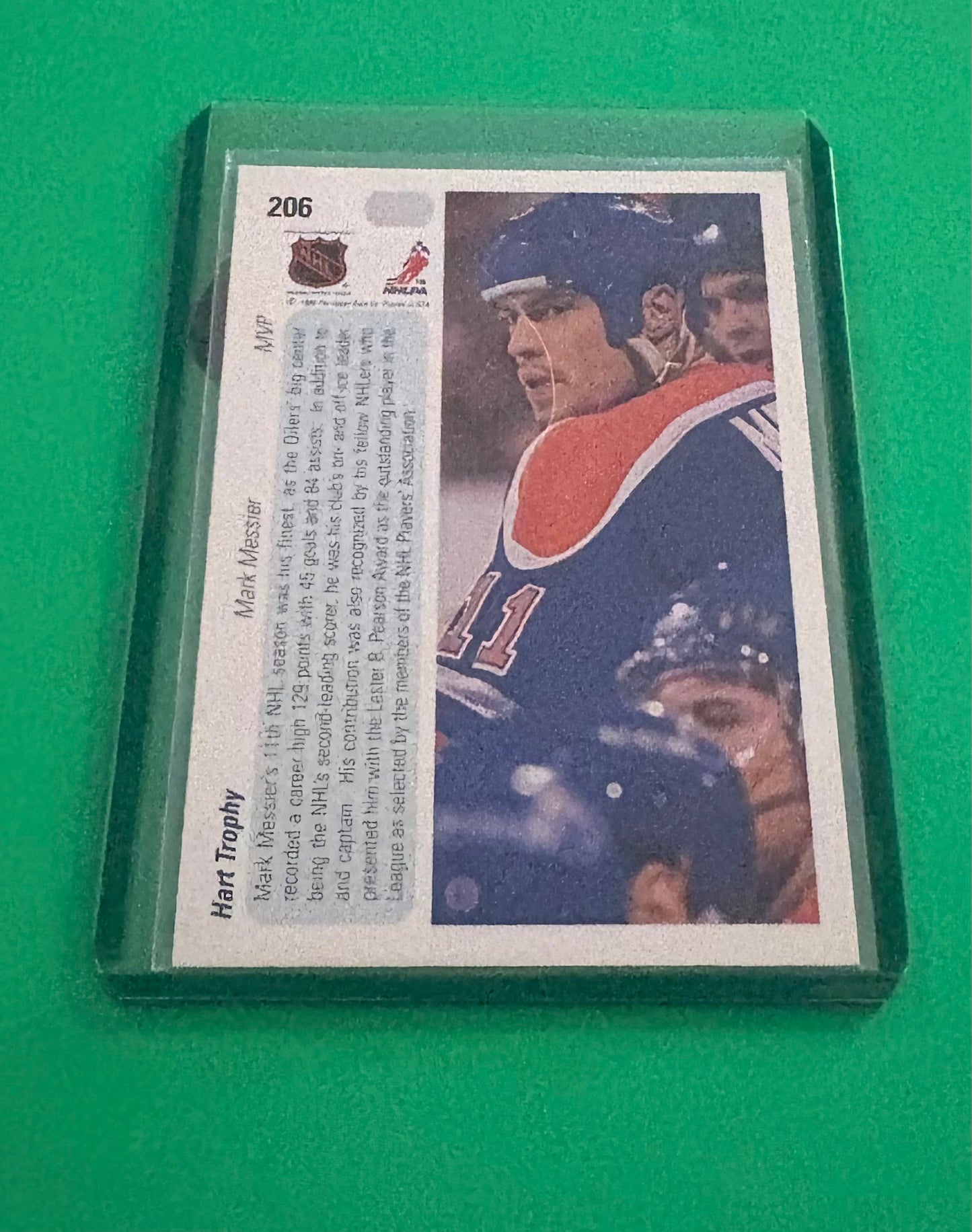 Mark Messier Edmonton Oilers Hart Trophy Winner 1991 Upper Deck