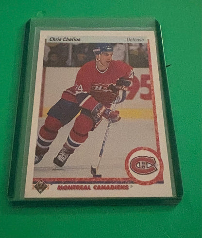 Chris Chelios Montreal Canadiens 1991 Upper Deck
