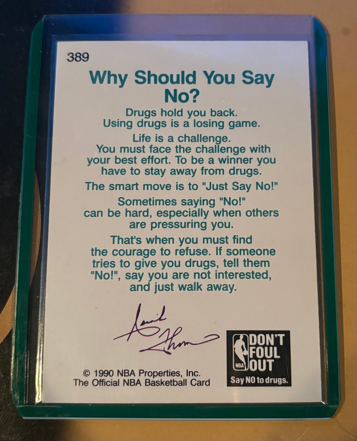 Isiah Thomas Detroit Pistons 1990 NBA Properties