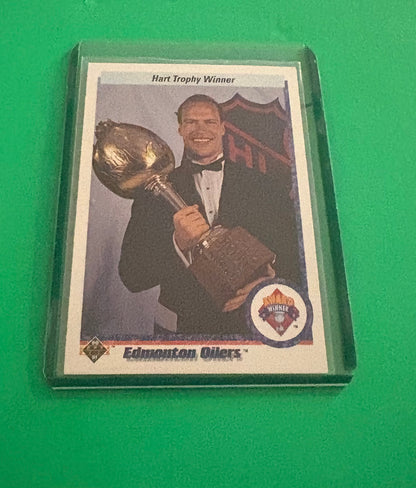 Mark Messier Edmonton Oilers Hart Trophy Winner 1991 Upper Deck