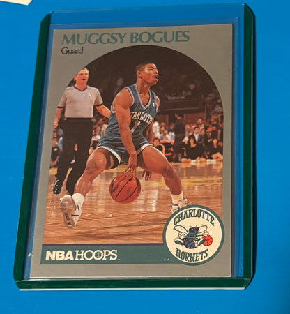 Muggsy Bogues Charlotte Hornets 1990 NBA Properties.