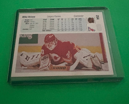 Mike Vernon Calgary Flames 1991 Upper Deck