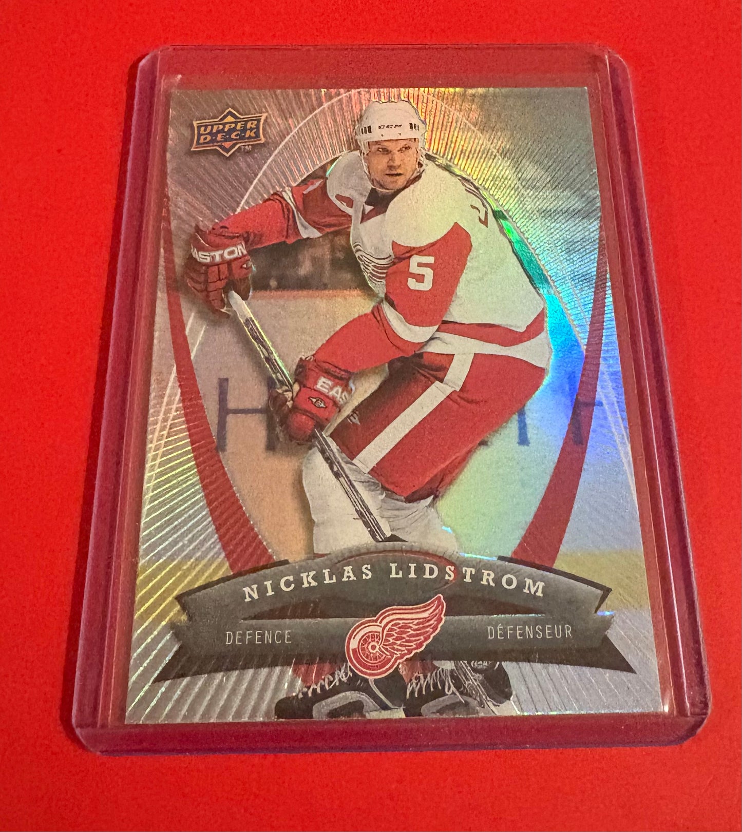 Nicklas Lindstrom Detriot Red Wings 2008 Upper Deck