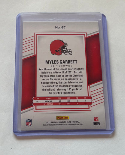 Miles Garrett Cleveland Browns 2022 Donruss Elite