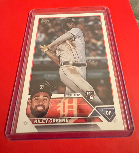 Riley Greene Detroit Tigers Topps 2023