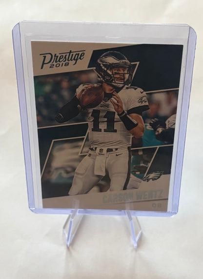 Carson Wentz Philadelphia Eagles 2018 Panini Prestige