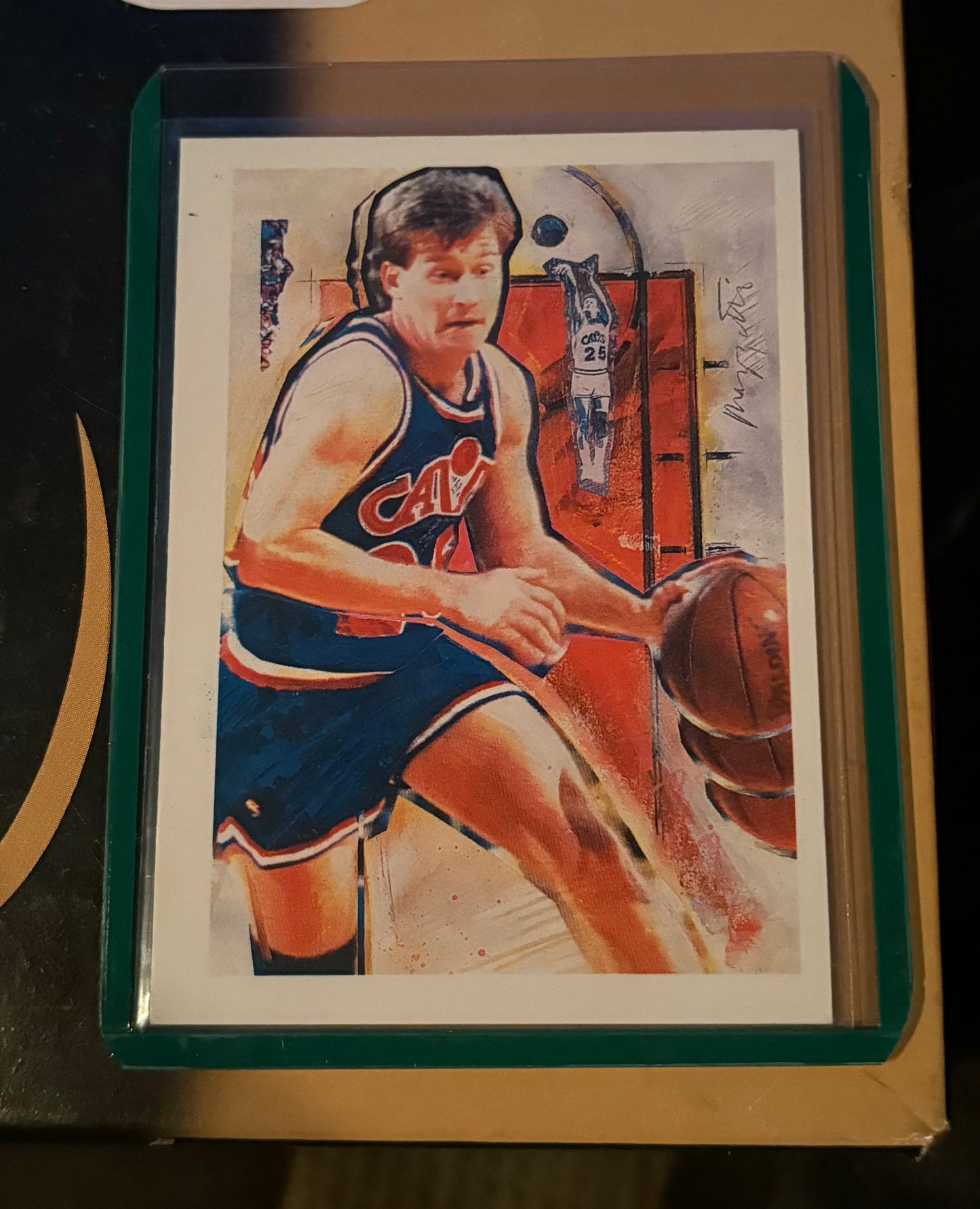 Mark Price Cleveland Cavaliers 1990 NBA Official